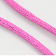 Cordons fil de nylon tressé rond de fabrication de noeuds chinois de macrame rattail X-NWIR-O001-A-03-2