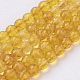 Natural Quartz Crystal Beads Strands G-G099-F4mm-19-1