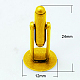 真鍮製カフボタン  アパレルアクセサリのカフスボタンパーツ  ゴールドカラー  24x12mm KK-E106-G-1