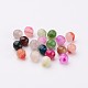 Perles d'agate à rayures naturelles teintées rondes à facettes/perles d'agate à bandes X-G-G581-6mm-M-2