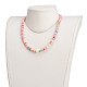 Colliers de perles heishi en argile polymère NJEW-JN03214-6
