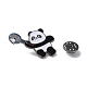 Sport-Thema Panda-Emaille-Pins JEWB-P026-A12-3