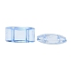 Transparent Acrylic Carrier Beads PL873Y-14-4