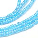 Glass Bead Lariat Necklaces X-NJEW-O059-04I-5