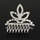 Fashionable Wedding Crown Rhinestone Hair Combs OHAR-R271-06-2