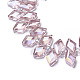 Electroplate Glass Beads Strands EGLA-E057-03B-M-2