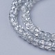 Chapelets de perles en verre craquelé GLAA-F098-02A-07-3