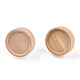 Accessoires pour boucles d'oreilles en bois d'érable naturel avec 316 épingle en acier inoxydable WOOD-N016-02-3