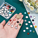 Chgcraft fai da te kit per la creazione di ciondoli in pietra rotondi piatti DIY-CA0003-52-3