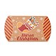 Cajas de almohadas de dulces de cartón con tema navideño CON-G017-02D-3