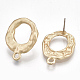 Accessoires de clous d'oreilles en alliage PALLOY-T065-53-2