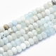 Chapelets de perles en aigue-marine naturelle G-K256-61A-1