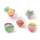 3d offene Manschettenringe aus Fruchtharz für Kinder RJEW-JR00576-1