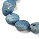 Electroplated Natural Quartz Crystal Beads Strands G-E499-01I-3