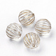 Chapado de perlas de acrílico transparente X-PACR-Q115-60-14mm-1