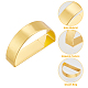 D-образные железные кольца для салфеток fingerinspire AJEW-FG0001-64-4