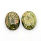 Cabuchones de piedras preciosas naturales unakite X-G-P023-08-1
