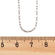 Ожерелья из латунной шариковой цепи KK-P304-03P-5