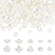 Nbeads 300pcs 5 tapas de abalorios de perlas de imitación de plástico abs de estilo OACR-NB0001-39-1