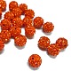 Perles de strass en argile polymère X-RB-C1438-10mm-A20-2