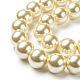 Umweltfreundliche runde Perlenstränge aus gefärbtem Glasperlen HY-A002-14mm-RB012-2