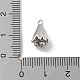 Латунные микро проложить кубического циркония подвески KK-D283-18P-3