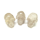 Skull Natural Quartz Crystal Beads G-I-128-01-1