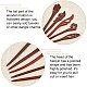 Rosewood Hairpins OHAR-WH0015-13-5