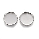 304 Stainless Steel Cabochon Settings STAS-P249-14P-1