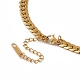 304 Edelstahl-Halskette mit ausgehöhlten Herzanhängern und kubanischen Gliederketten für Damen NJEW-P269-01G-3
