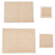 Прямоугольный коврик из джутовой ткани AJEW-WH0180-39-1