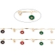 Handgefertigte Perlenketten aus Messing CHC-D026-01G-1