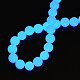 Perles de verre rondes synthétiques X-G-T136-01A-03-4
