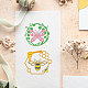 Benecreat 2 pz stencil per fustelle per ghirlande di fiori DIY-WH0309-1144-5