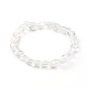 Bracelets extensibles en cristal de quartz naturel pour enfants BJEW-JB06250-09-1