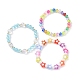 Ensembles de bracelets extensibles en perles acryliques BJEW-JB09048-5