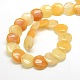 Lentil Yellow Aventurine Beads Strands G-P062-48-2