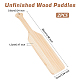 OLYCRAFT 2 Pcs Unfinished Wooden Paddles 15 Inch Solid Wood Unfinished Paddles Wooden Sorority Frat Paddle for Arts Crafts Sorority Fraternity and Home Decorations DIY-WH0027-73-2