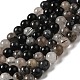 Chapelets de perles en quartz rutile noir naturel G-R446-6mm-37-01-1