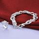 Trendy Silver Plated Brass Bridal Party Jewelry Sets SJEW-BB08953-C-2