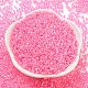 Electroplate Transparent Glass Seed Beads SEED-S042-16A-04-2
