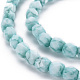 Cuisson opaque de perles de verre peintes EGLA-N006-008-A-4