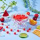OLYCRAFT 100pcs Miniature Simulation Cherries Artificial Cherry Decorations 3D Cherry Fruit Pretend Play Mini Fruit for Party Decor Home Kitchen Cabinet Dollhouse Mini Kitchen DJEW-OC0001-21-5