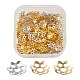300 pièces 3 couleurs chapeaux de perles de fer multi-pétales IFIN-FS0001-06-1