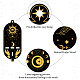 Kit de fabrication de divination pendule creatcabin diy DIY-CN0002-08B-3