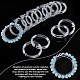 Pandahall elite 20 pz piccolo scaffale trasparente per braccialetti con organizzatore per braccialetti espositori per gioielli BDIS-PH0001-04-3