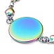 Fabbricazione di braccialetti in acciaio inossidabile color arcobaleno 304 STAS-L248-009M-2