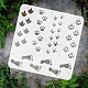 PET Hollow Out Drawing Painting Stencils DIY-WH0391-0634-3
