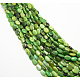 Natur Serpentin Perle Stränge G-N166-21-2