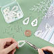 Chgcraft bricolage kits de fabrication de boucles d'oreilles pendantes SHEL-CA0001-005-3